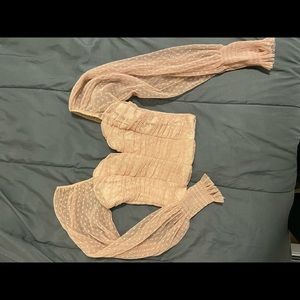 Fashion Nova Blush Blouse